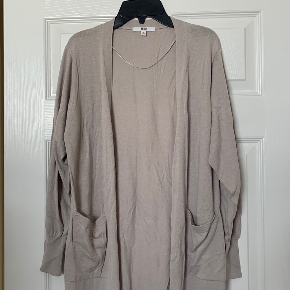 Gray cardigan - Uniqlo